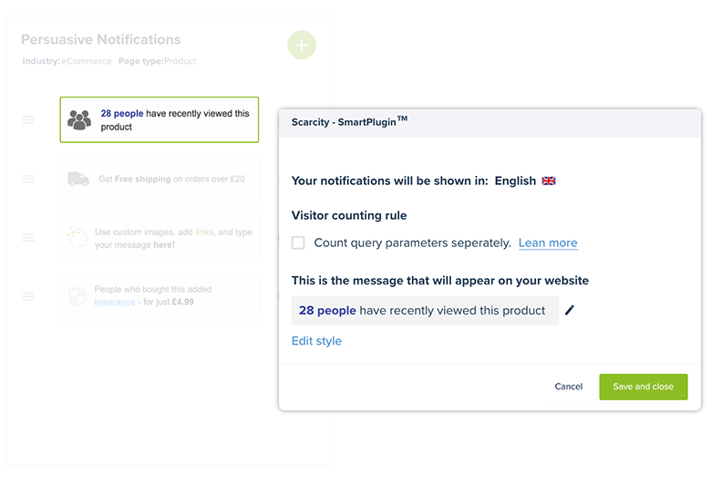 website notifications plugin triggers